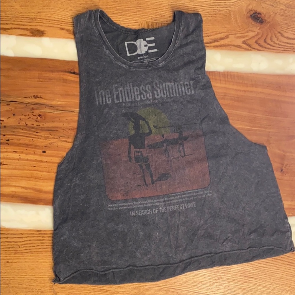 Effortless cool cut off top